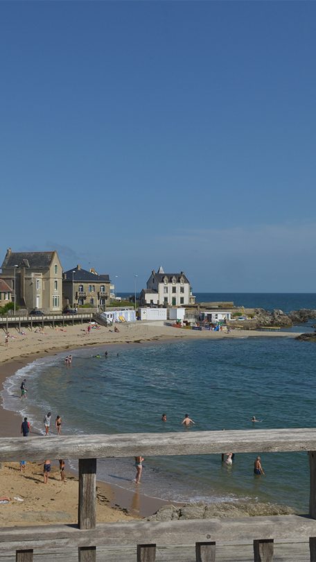 Vue sur la plage